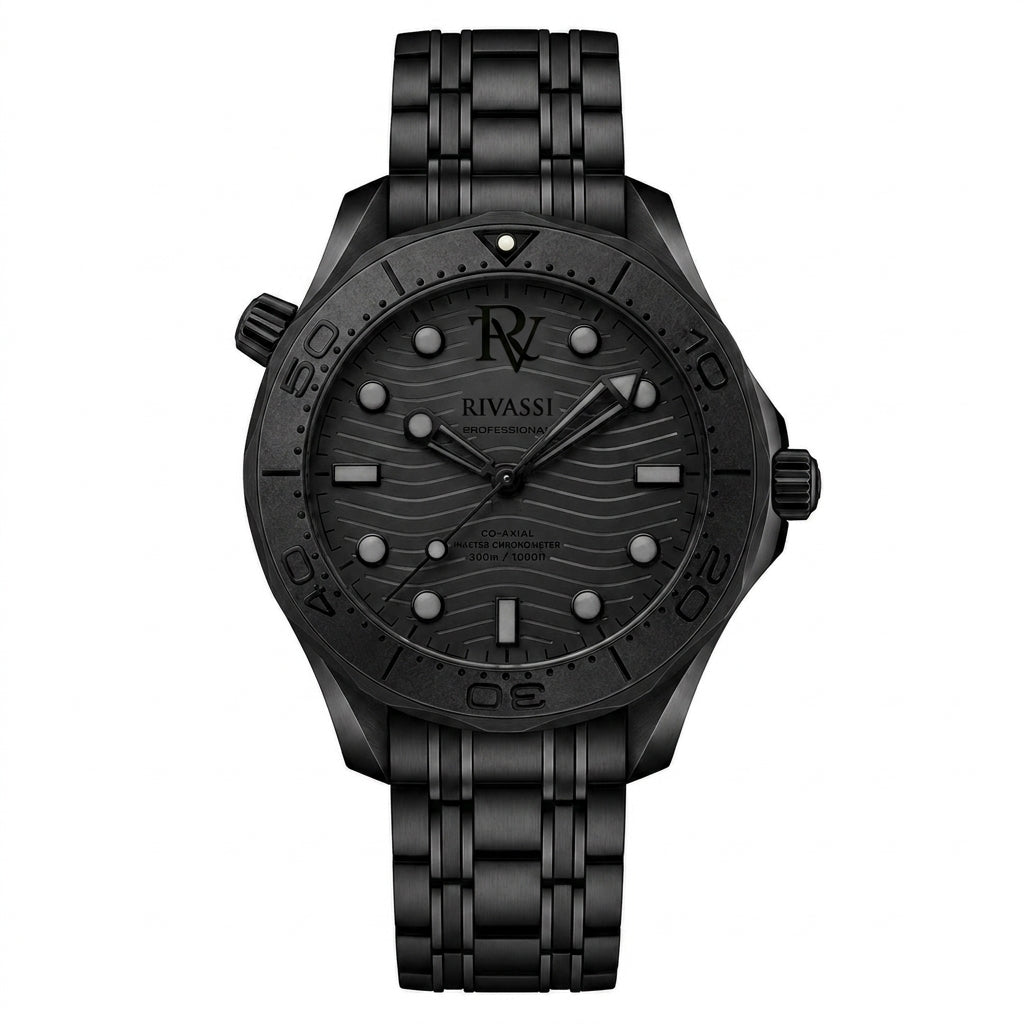 Rivassi Seamaster Diver 300M Black Black